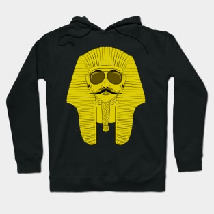 Cool Mustachioed Sphinx with Sunglasses & Mustache Hoodie